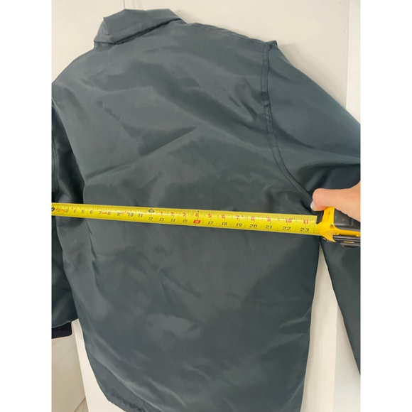 Vintage with Tags! West Wind Navy Blue Sherpa Lined Cuff Sleeve Work Jacket - Picture 7 of 8